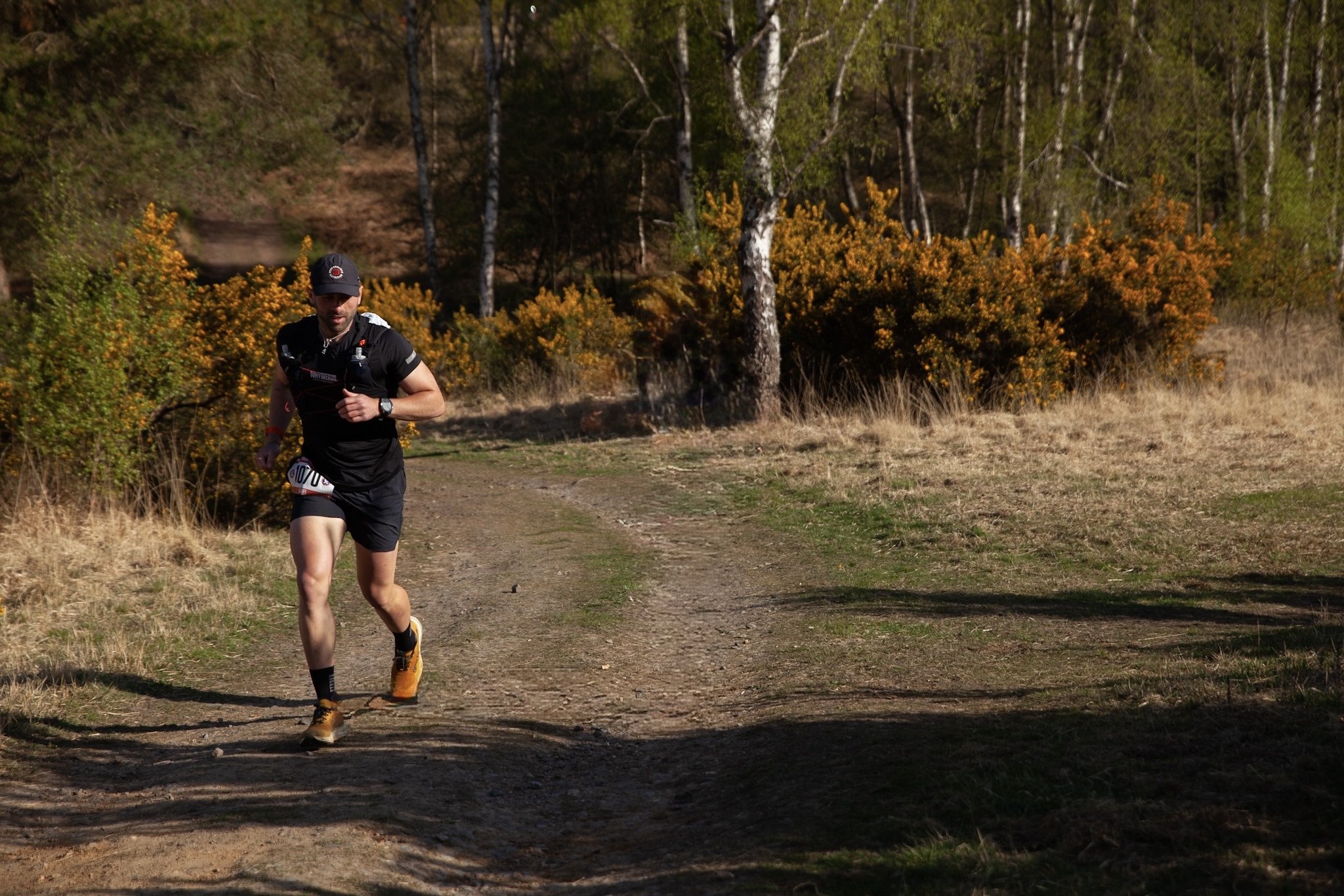 Daniel Sibal racing the Ultra X Spring Trails 50km